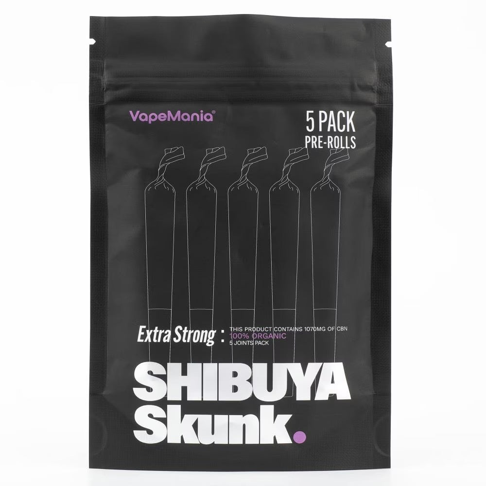 【VapeMania】CBN Extra Strong ジョイント 5本セット(OG KUSH/SHIBUYA Skunk)