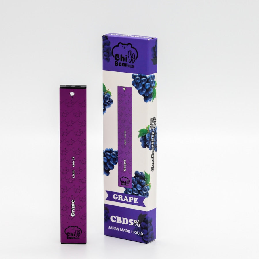 【ChillBear】 +CBD 25%【300mg】使い捨てベイプ【選べる10フレーバー】