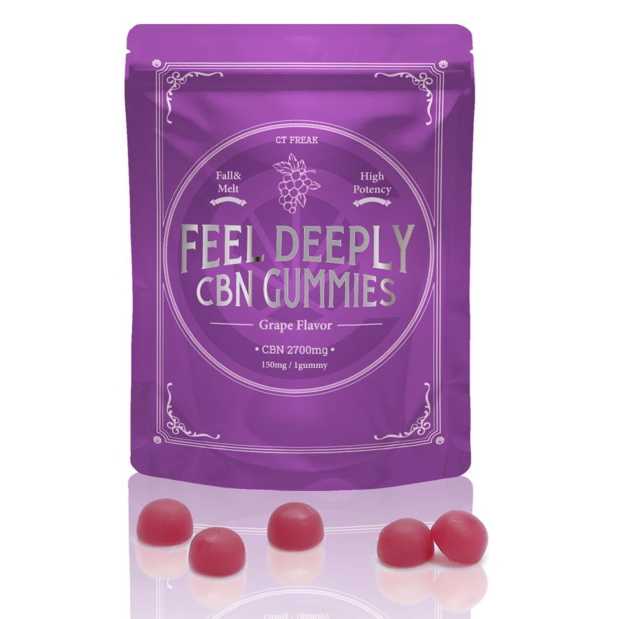 【C.T. Freak 】FEEL DEEPLY CBN GUMMIES　18粒 (CBN150mg/粒) CBN2,700mg