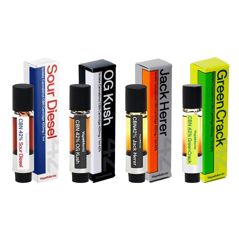 【VapeMania】オリジナル CBNカートリッジ 1.0ml（CBN420mg）