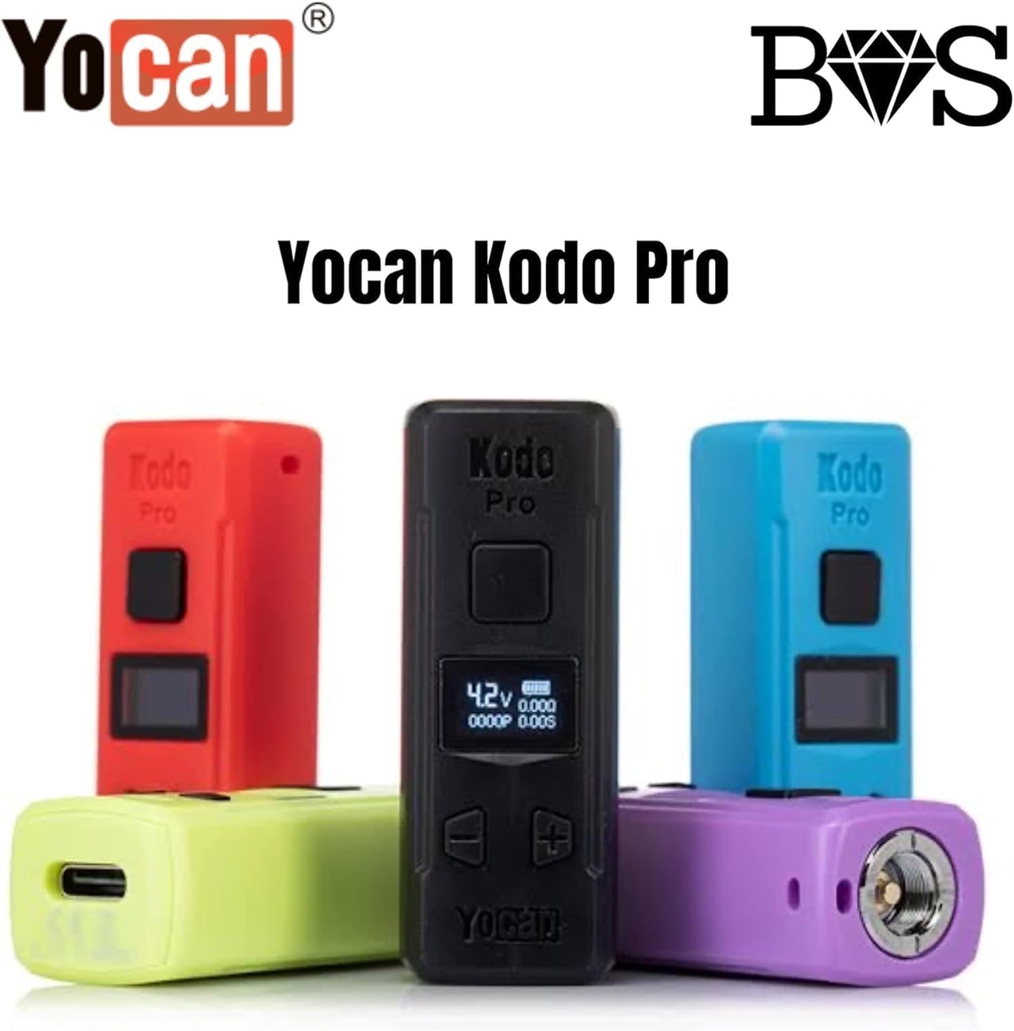 Yocan Kodo Pro 510規格 液晶付き コンパクトバッテリー Vape mini Mod ヴェポライザー