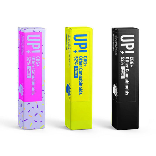 【VapeMania】オリジナル CBGカートリッジ UP!（1.0ml／総カンナビノイド520mg）