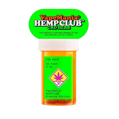 VapeMania HEMP CLUB™ CBDハーブ OG KUSH 3.5g