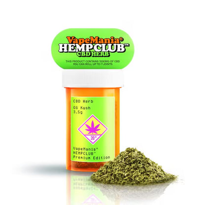 VapeMania HEMP CLUB™ CBDハーブ OG KUSH 3.5g