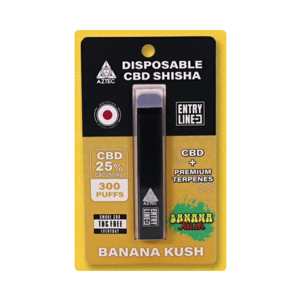 AZTEC CBDシーシャ バナナクッシュ 1ml CBD250mg
