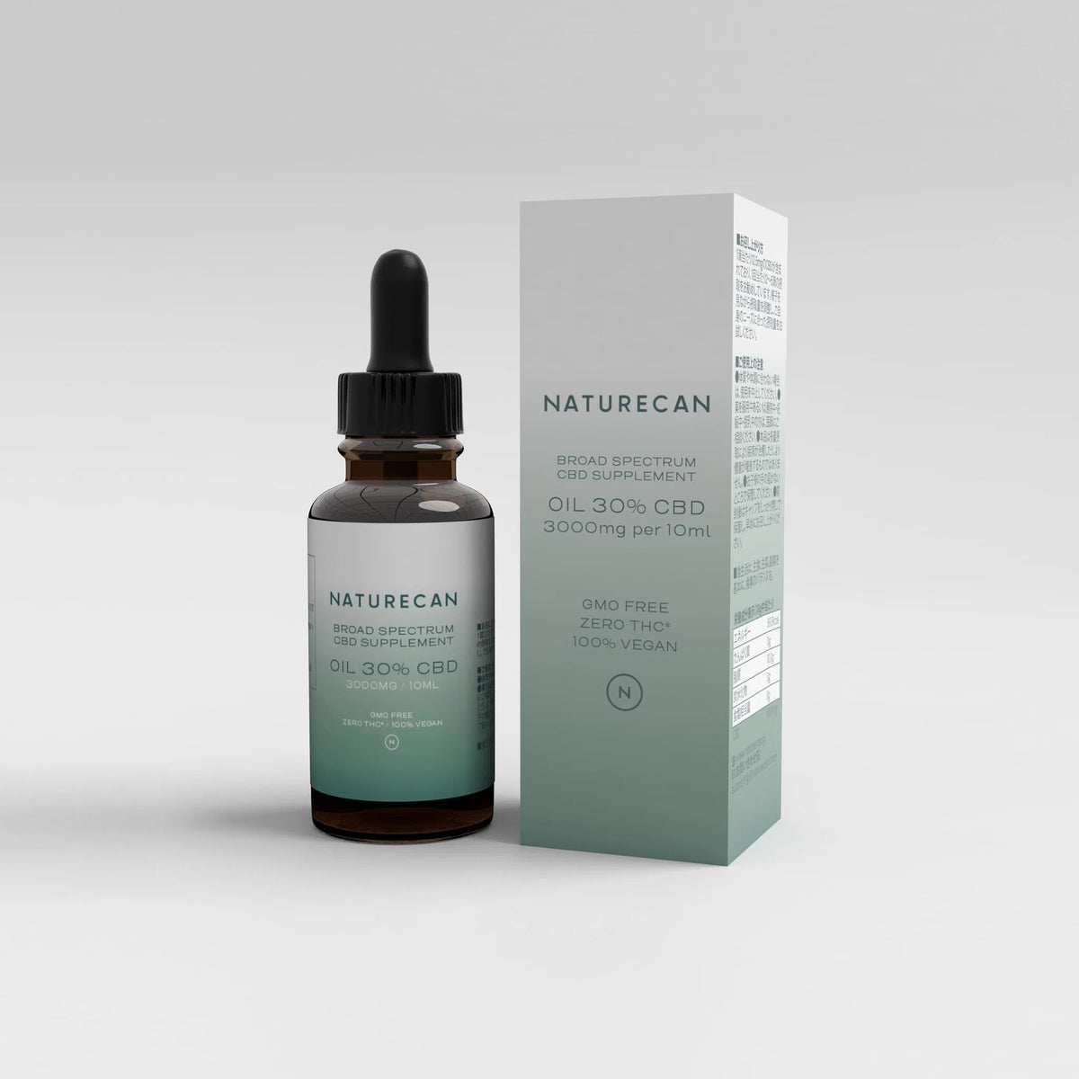 Naturecan CBDオイル30% 10ml CBD3000mg 公式イメージ。実際のラベルは現物写真をご確認ください