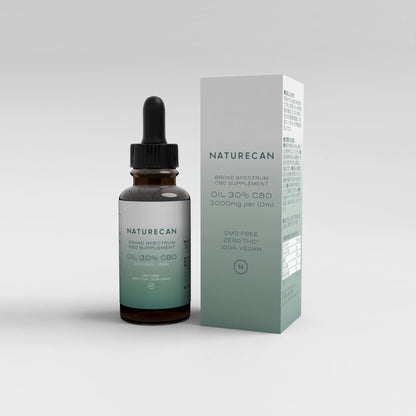 Naturecan CBDオイル30% 10ml CBD3000mg 公式イメージ。実際のラベルは現物写真をご確認ください