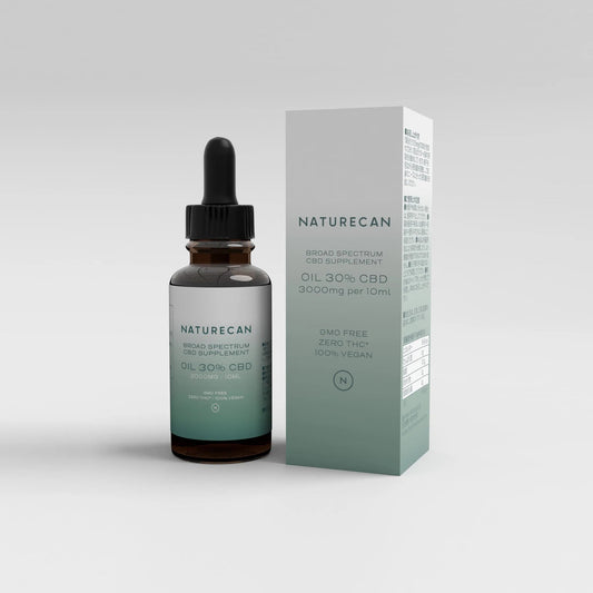 Naturecan CBDオイル30% 10ml CBD3000mg 公式イメージ。実際のラベルは現物写真をご確認ください