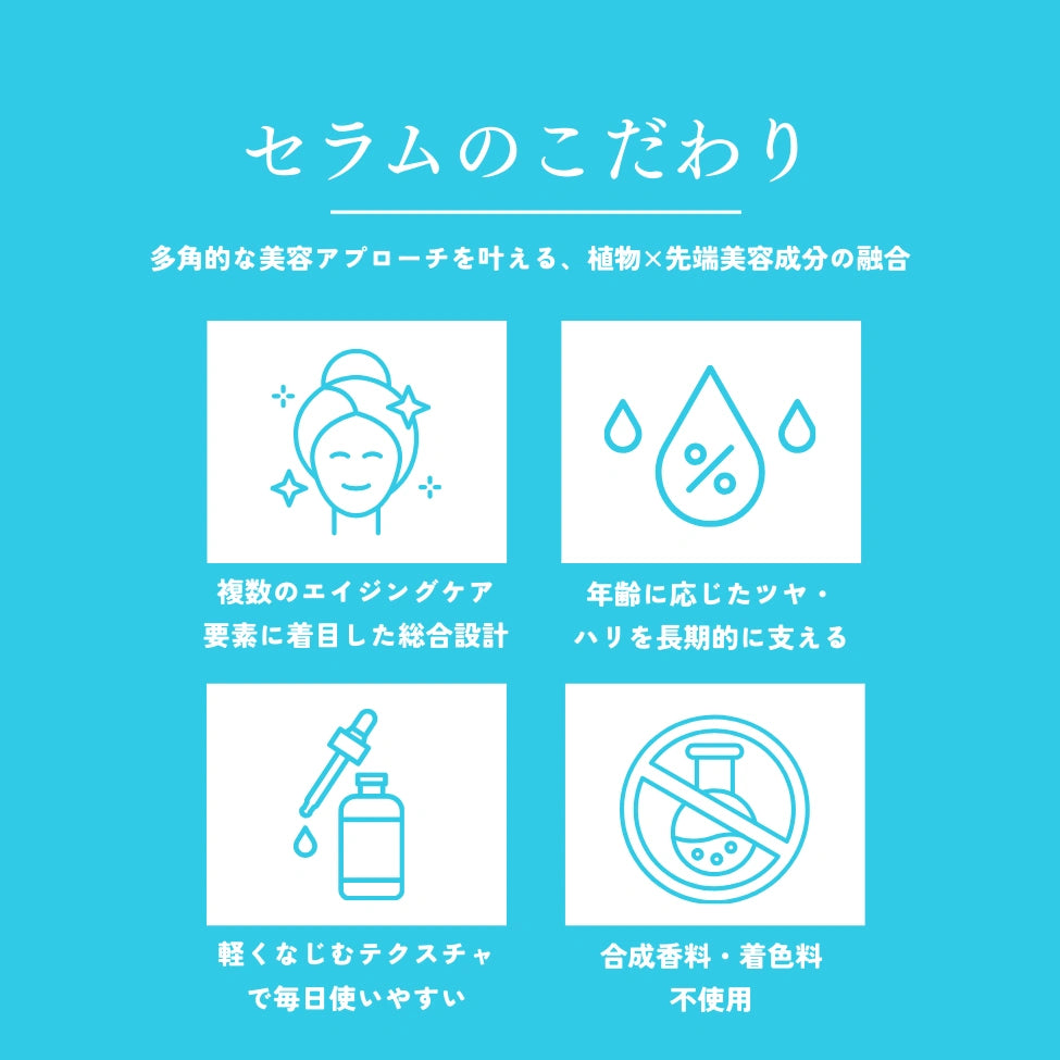 Eterna Auraフェイスセラムの処方と使用感の特徴