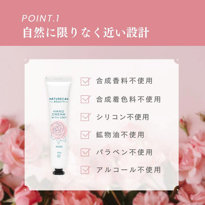 Naturecan CBDハンドクリームの不使用成分に関する公式案内