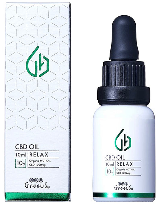 【Greeus】CBD オイル　RELAX 10ml 10%