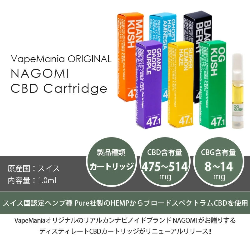 【VapeMania】OG KUSH 47.1% 1ml